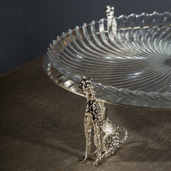 ظرف گرد پایه دار