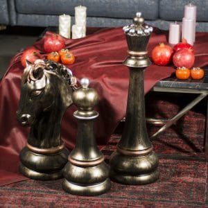 مهرهای شطرنج - مجسمه در طراحی داخلی