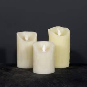 شمع ورنی باتری - شمع دکوری - گونای هوم - دکوراسیون - تزئینی - شمعدان