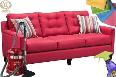 تمیز کردن مبل در خانه - گونای هوم