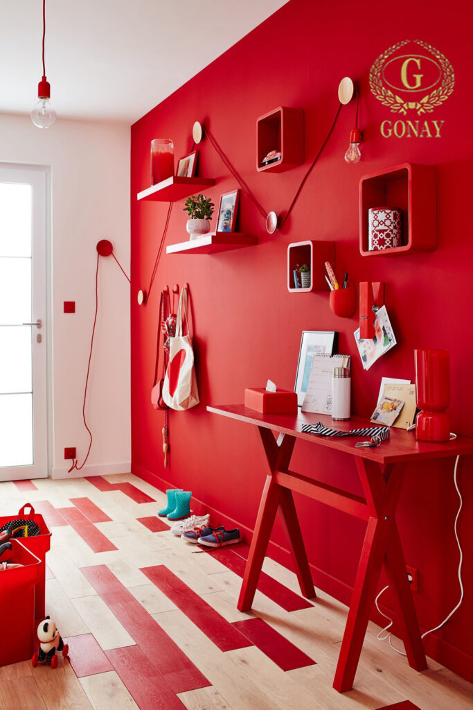 قرمز -روانشناسی رنگ در طراحی داخلی - گونای هوم